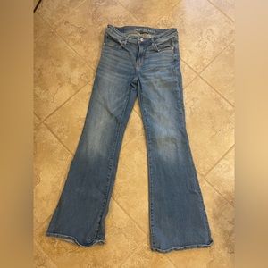 American Eagle low rise flare